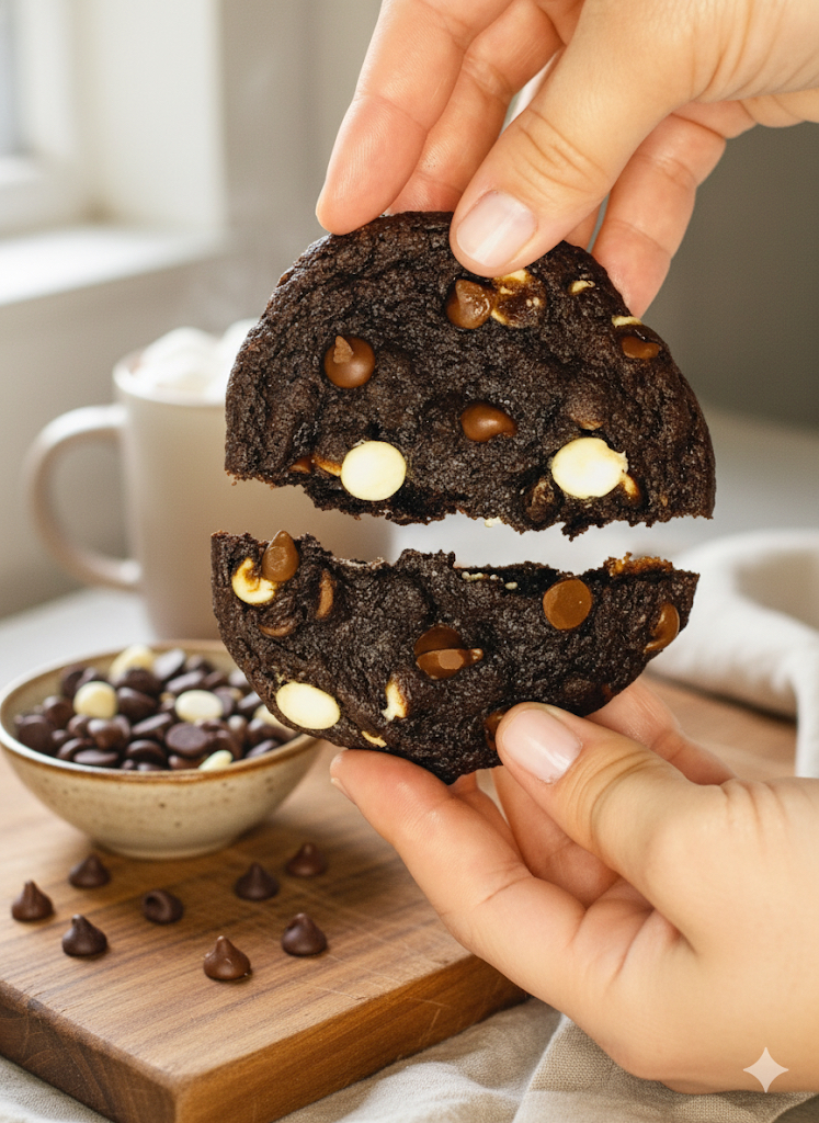 Cookie Triplo Chocolate da Petit Amour Biscoitos